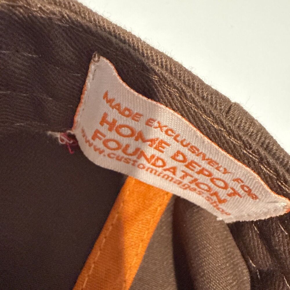 Home Depot Team Depot Brown Adjustable Snapback Hat - Picture 4 of 4